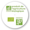 DISCINFO "produit de l'agriculture biologique/AB" Ø 68 mm (lot de 10)