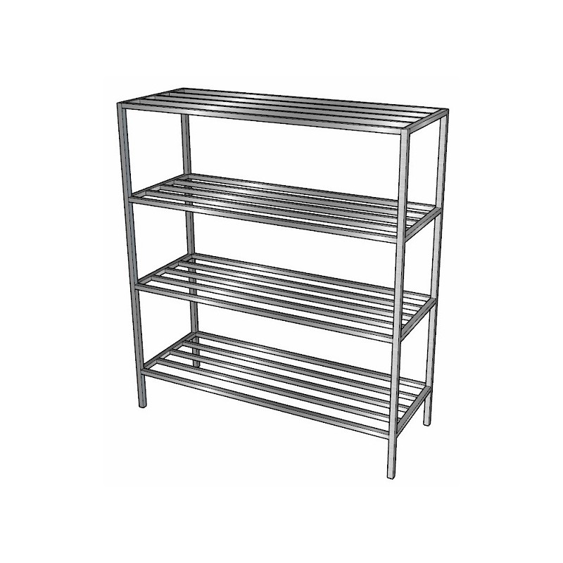 CASIER A BATTERIE ETAGERES BARREAUDEES