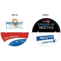 DISCINFO "produit local/pauvre en arêtes" Ø 68 mm (lot de 10)