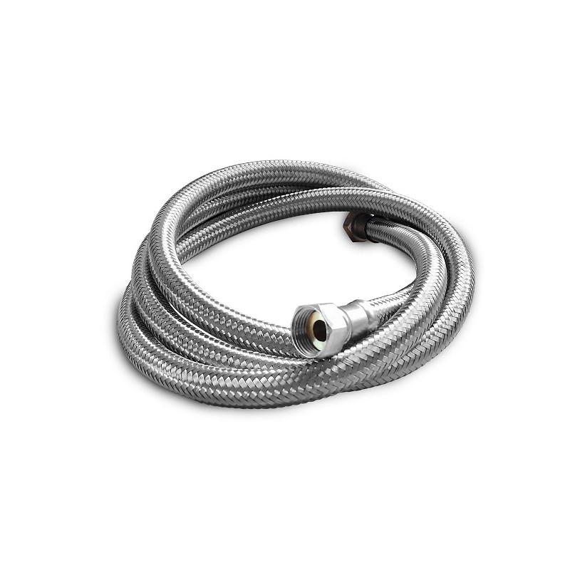 FLEXIBLE INOX GAINE PVC LG 2000 - POUR DOUCHETTE AERIENNE