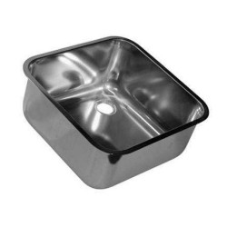 BAC INOX A SOUDER/ENCASTRER 400 X 400 MM
