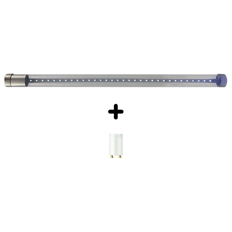 TUBE LED 7 W pour destructeur - 43 cm (sans les picots) + STARTER