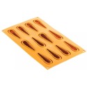 PLAQUE SILICONE 300X175 - 12 carottes 78x23xht23 mm - 20ml