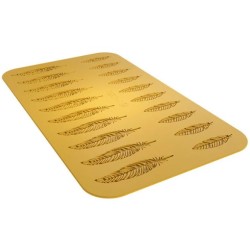 PLAQUE SILICONE 470X270 - 20 plumes (10 121x28 + 10 79x23 mm)