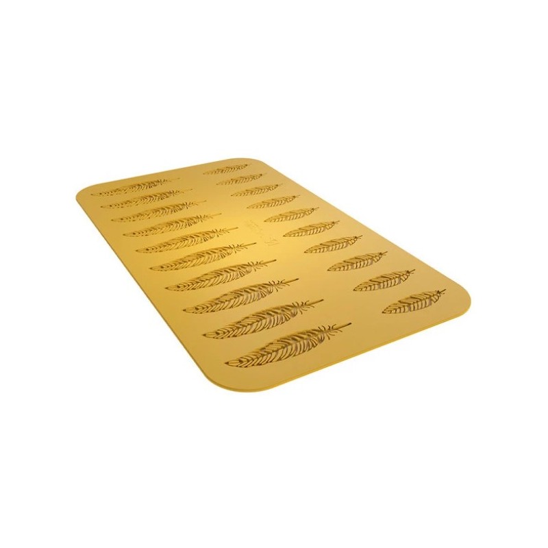 PLAQUE SILICONE 470X270 - 20 plumes (10 121x28 + 10 79x23 mm)
