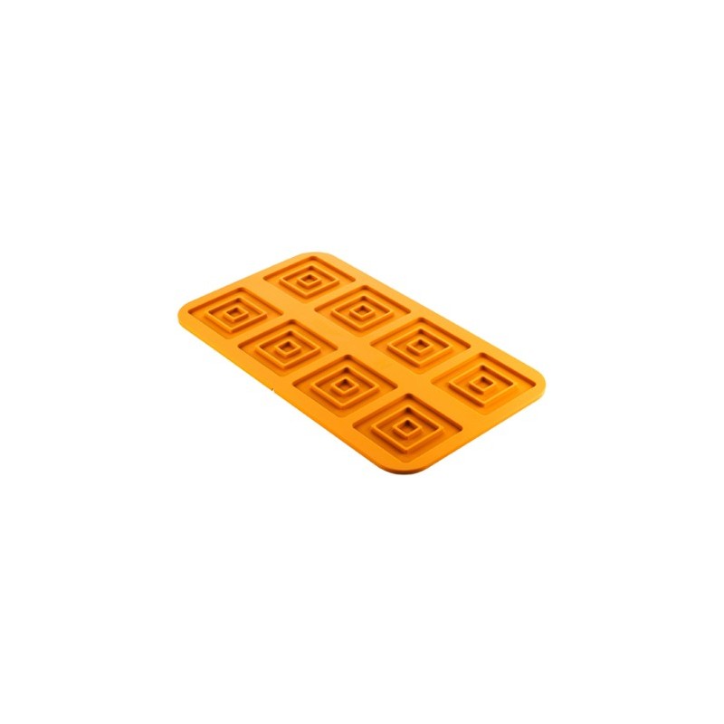 PLAQUE SILICONE 470X270 - 8 séries de carrés (dim 20/56/98 mm)