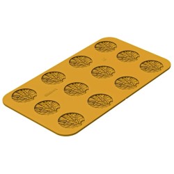 PLAQUE SILICONE 470X270 - 12 feuilles de choux Ø 70x5 mm - 12ml