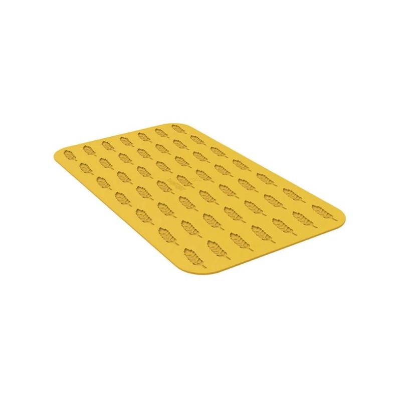 PLAQUE SILICONE 470X270 - 49 épis de blé 55x17xht3 mm - 1ml
