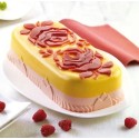MOULE SOUPLE UNIFLEX - Cake rose 300x145xht80 mm - 2.50L