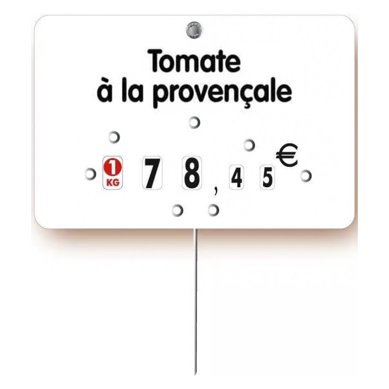 ETIQUETTE BOUCHERIE BLANCHE