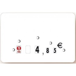 ETIQUETTE BOUCHERIE BLANCHE