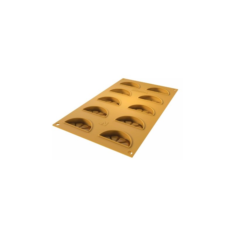 PLAQUE SILICONE 300X175 - 10 tranches citron 65x35xht14 mm - 14ml