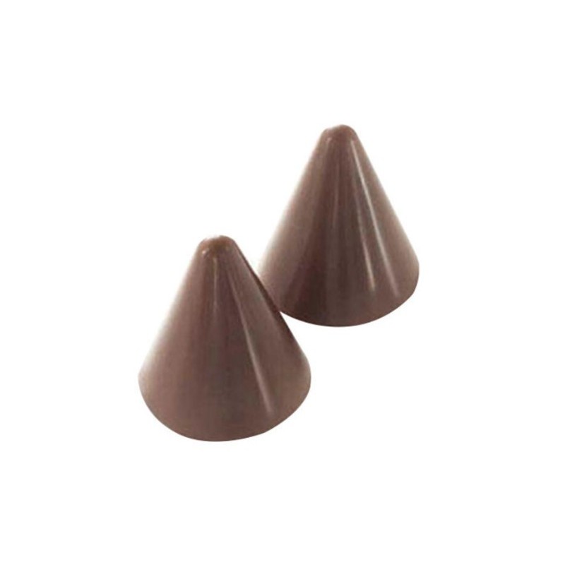 PLAQUE SILICONE 300X175 - 66 mini cônes diam 18xht30 mm - 3ml