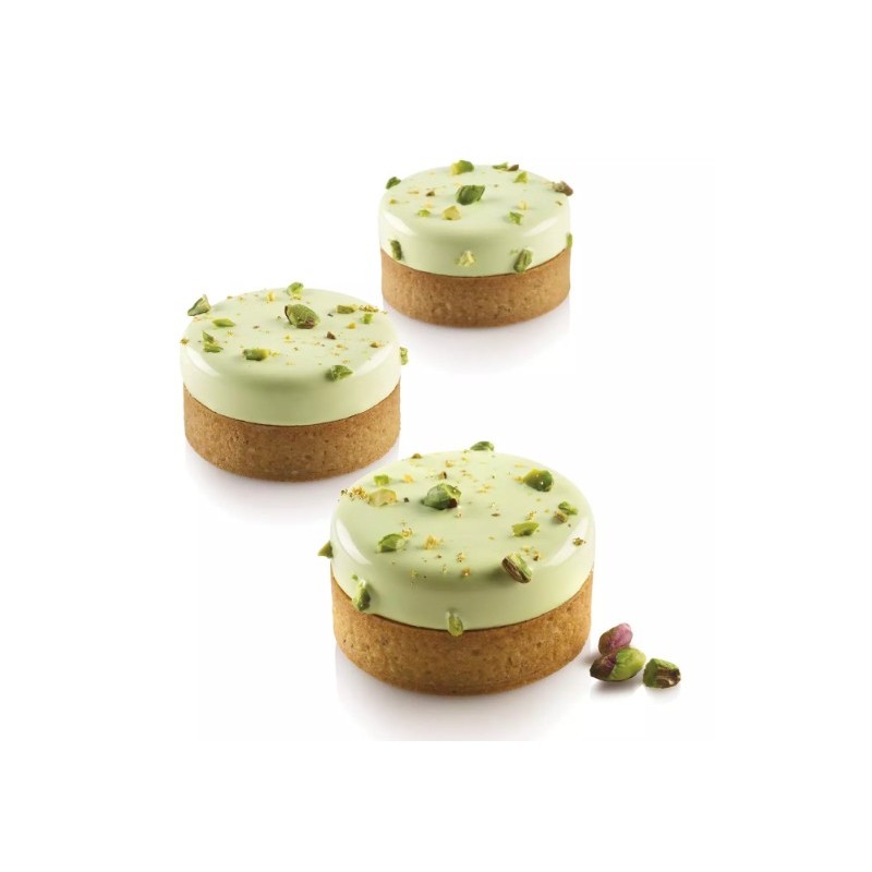 KIT PLAQUE SILICONE - 6 tartelettes klassik Ø 67xht15 mm - 52ml