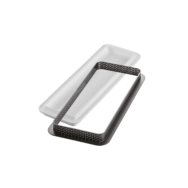 KIT MOULE SILICONE - 1 tarte rectangle 265x105xht20 mm - 332ml