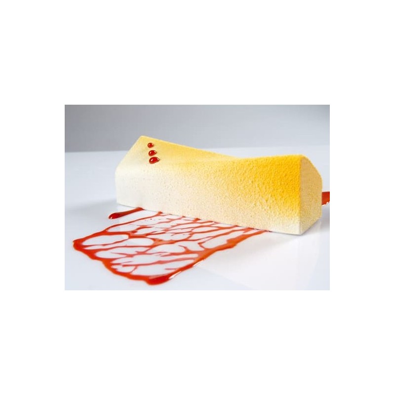 PLAQUE SILICONE 600X400 - 20 bandes vrillées 120x32xht38 mm - 115ml