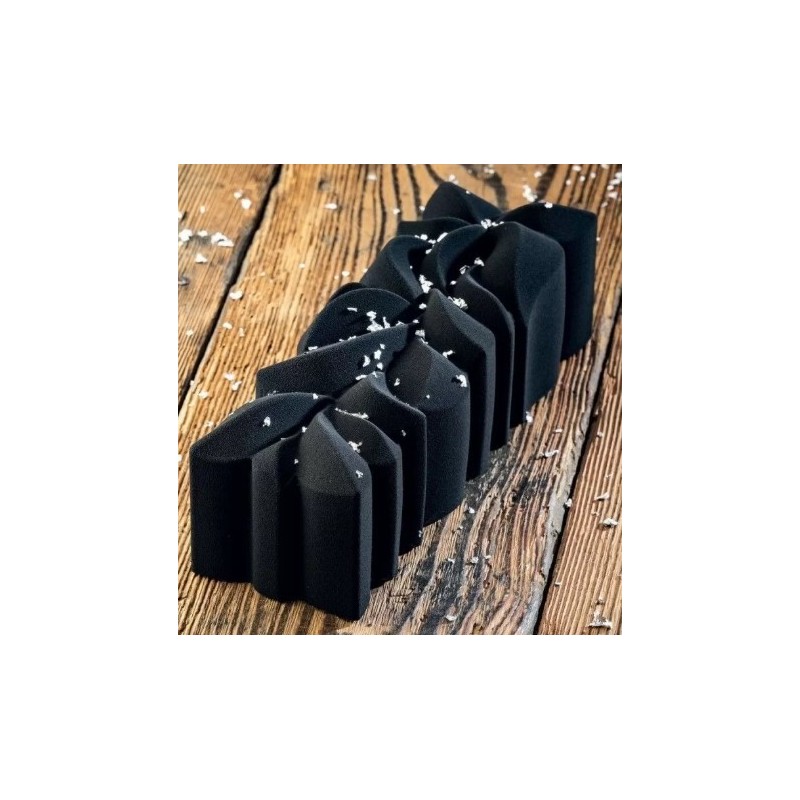 MOULE SILICONE BUCHE - Décor acanto 251x83xht79 mm - 1250ml