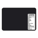 ETIQUETTE ALLERGENES NOIR 70x105 mm - neutre (lot de 10) sans pique