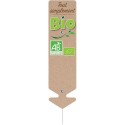 FLECHE "tout simplement bio" - 6x22 cm (lot de 10)