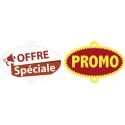OVALE "promo / offre spéciale" - 11x8 cm (lot de 10)