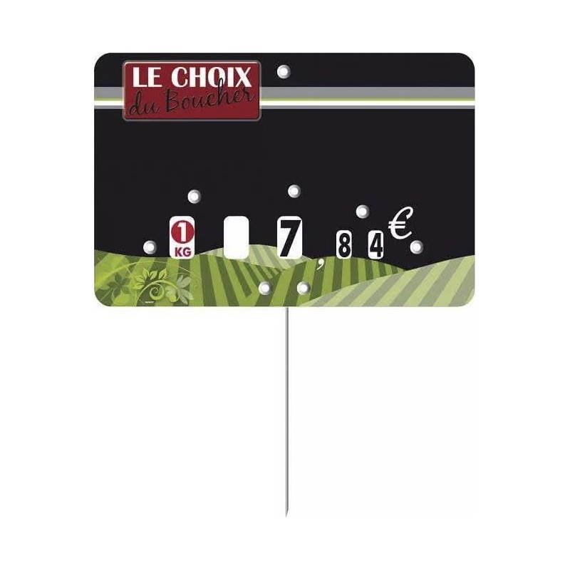 ETIQUETTE BOUCHERIE CHOIX DU BOUCHER