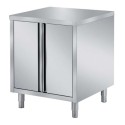 MEUBLE INOX PORTES BATTANTES
