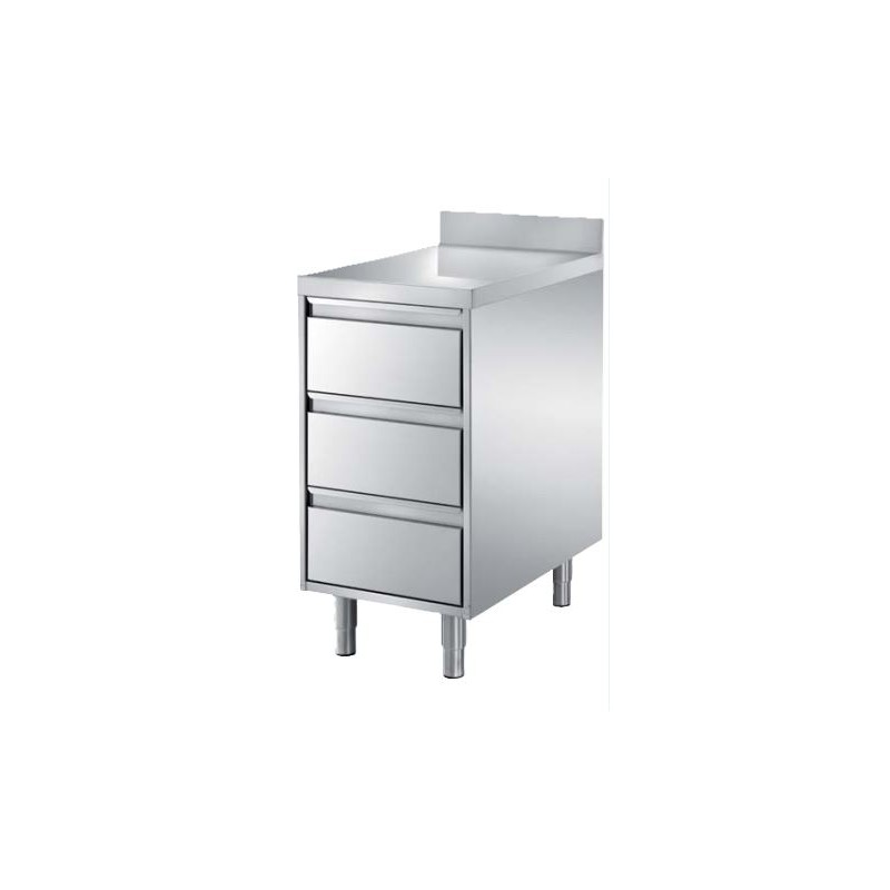 MEUBLE INOX A TIROIRS