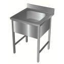 PLONGE INOX CHASSIS SOUDÉ