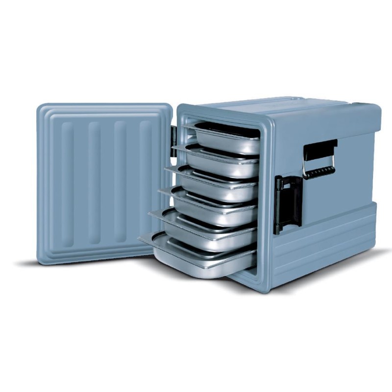 CONTENEUR ISOTHERME ECO - GN 1/1 12 NIVEAUX - GRIS