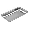 PLAT INOX CHARCUTIER - 280X150X30 - ép0.6 - inox 18%