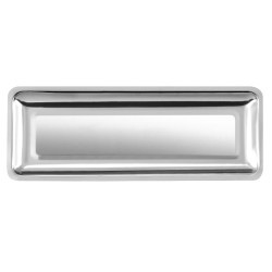 PLAT INOX RECTANGULAIRE POUR VITRINE