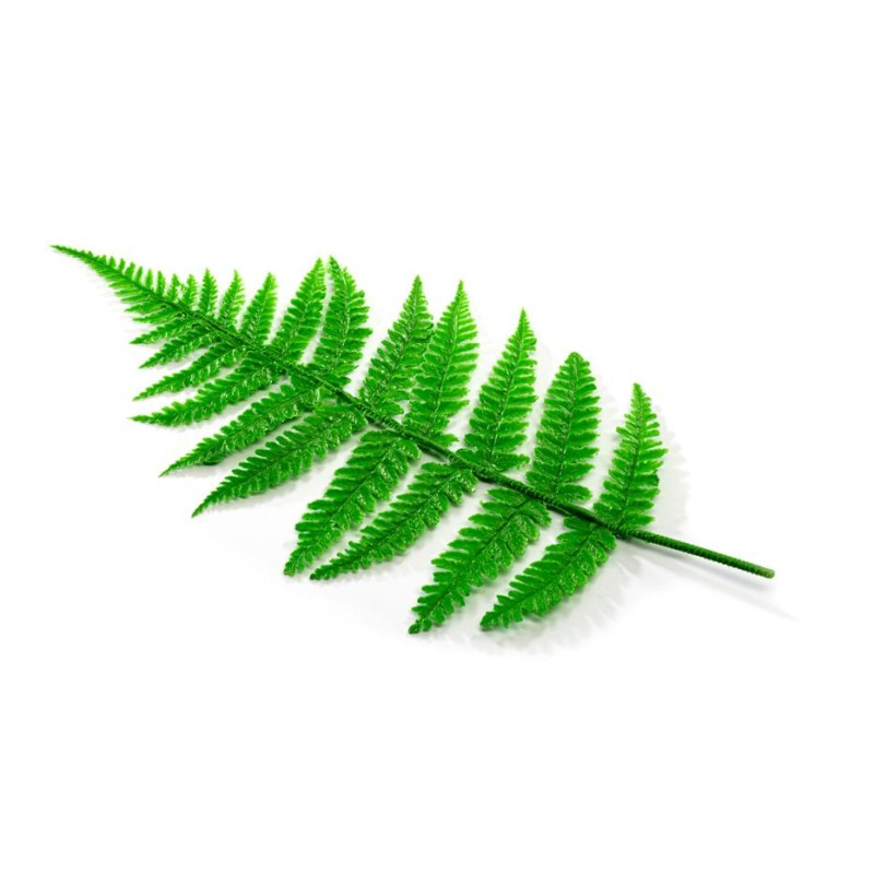 FOUGERES PLASTIQUE - le lot de 10 feuilles