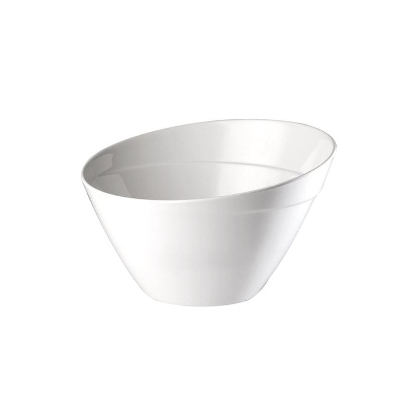 SALADIER MELAMINE ROND INCLINE UNICOLORE