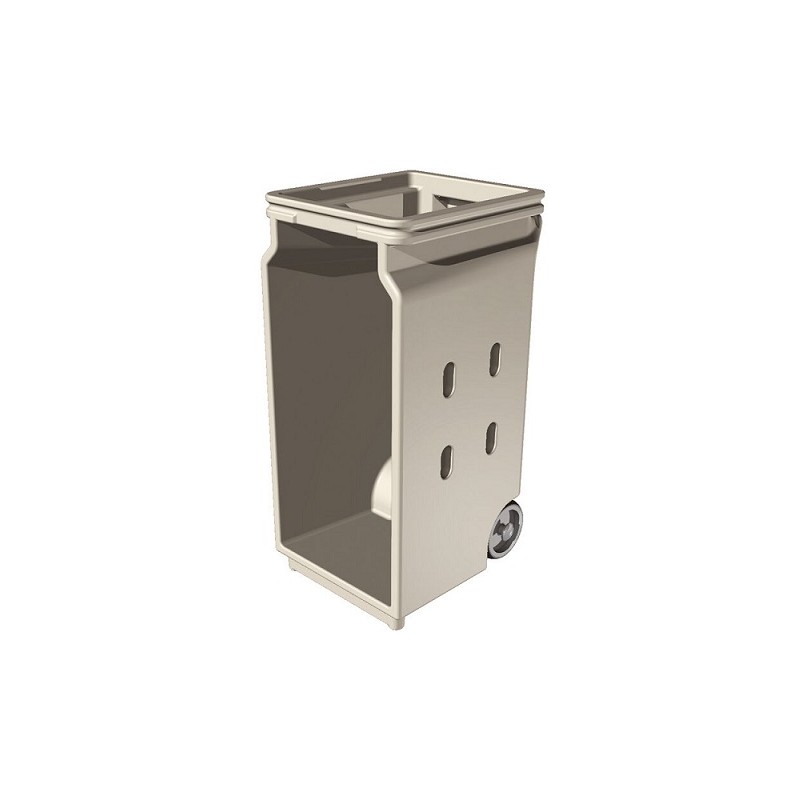 COLLECTEUR PLASTIQUE ROTOMOULE POUR SAC 110 LITRES