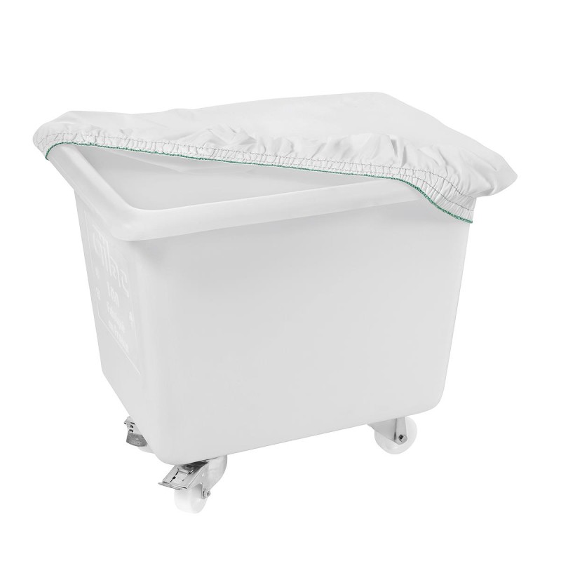 BAC PLASTIQUE ROULANT ROUES INOX