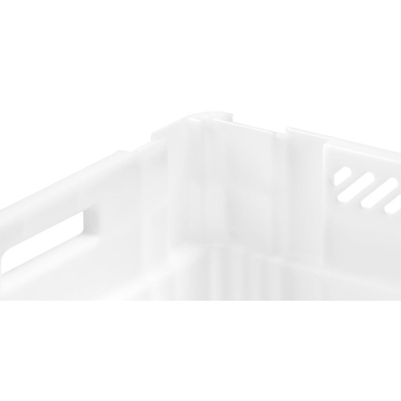 CAISSE GERBABLE ET EMBOITABLE 600X400X200 fond plein+parois 1/4 ajour