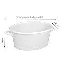 BAQUET OVALE EMBOITABLE 60 L - 740 x 490 ht 286 mm - avec poignées