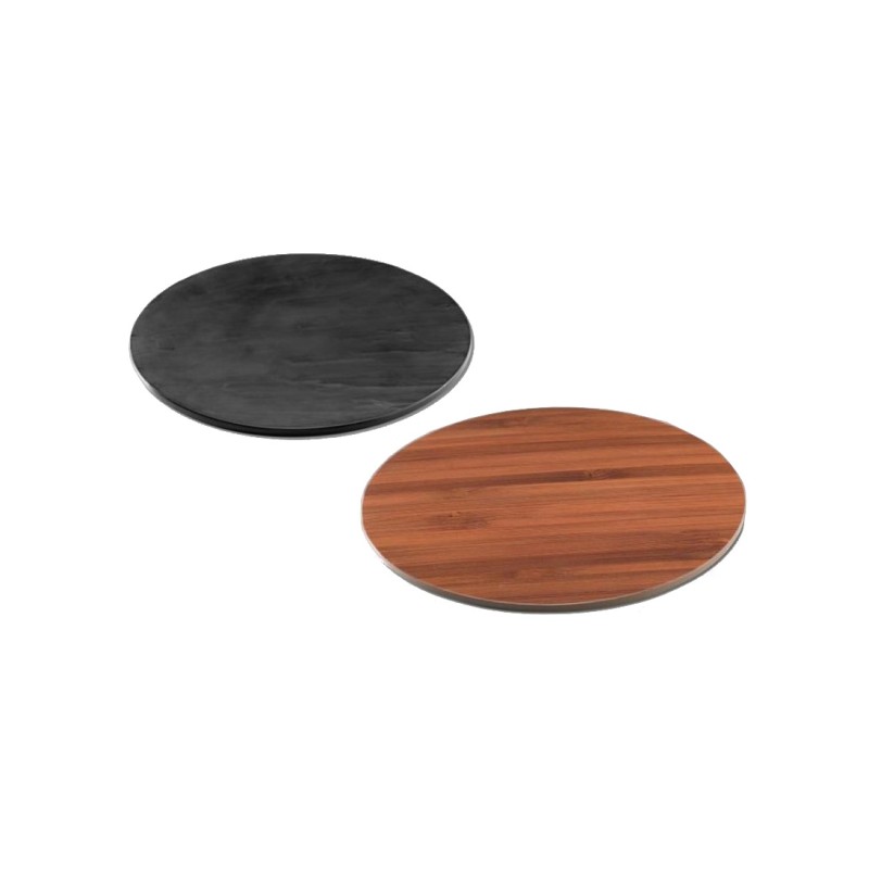 PRESENTOIR ROND MELAMINE DOUBLE FACE
