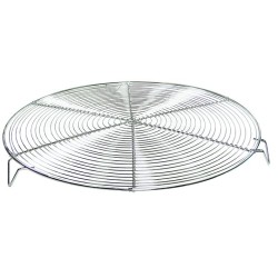GRILLE RONDE INOX SUR PIEDS