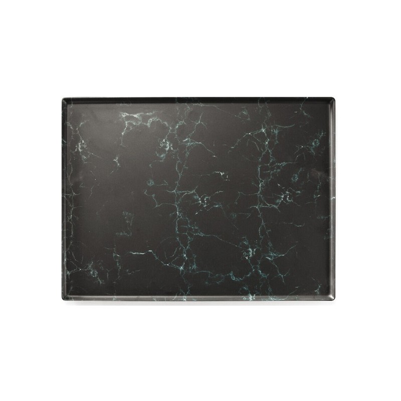 PLAT MELAMINÉ ASPECT MARBRE NOIR
