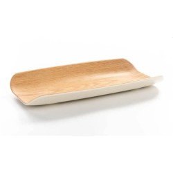 PLAT RECTANGULAIRE MELAMINE IMITATION BOIS