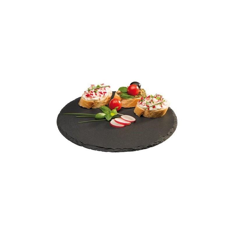 PRESENTOIR ARDOISE NATURELLE RONDE