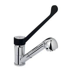 MITIGEUR AVEC DOUCHETTE EXTRACTIBLE ET LEVIER CLINIQUE