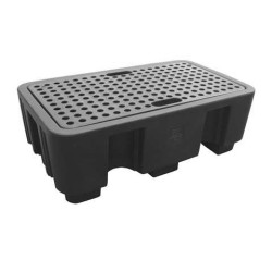 BAC DE RETENTION 1300X750XHT440 - Vol 250 L -caillebotis plastique