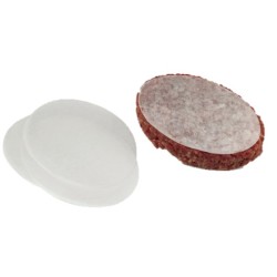 PAPIER A STEAK ovale 110 x 80 mm (paquet de 2000 feuilles)