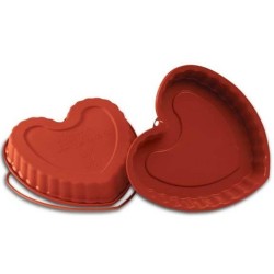 MOULE SOUPLE UNIFLEX - Coeur 220x218xht40 mm - 1.25L