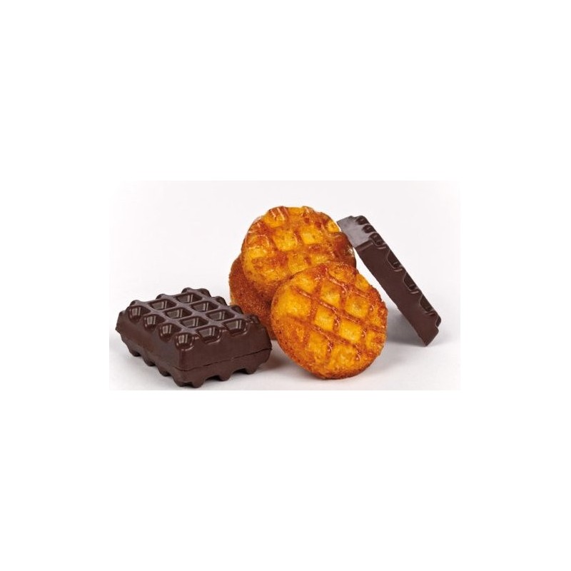 PLAQUE SILICONE 300X175 - 20 gauffres rectangles 45x35xht10 mm - 12ml