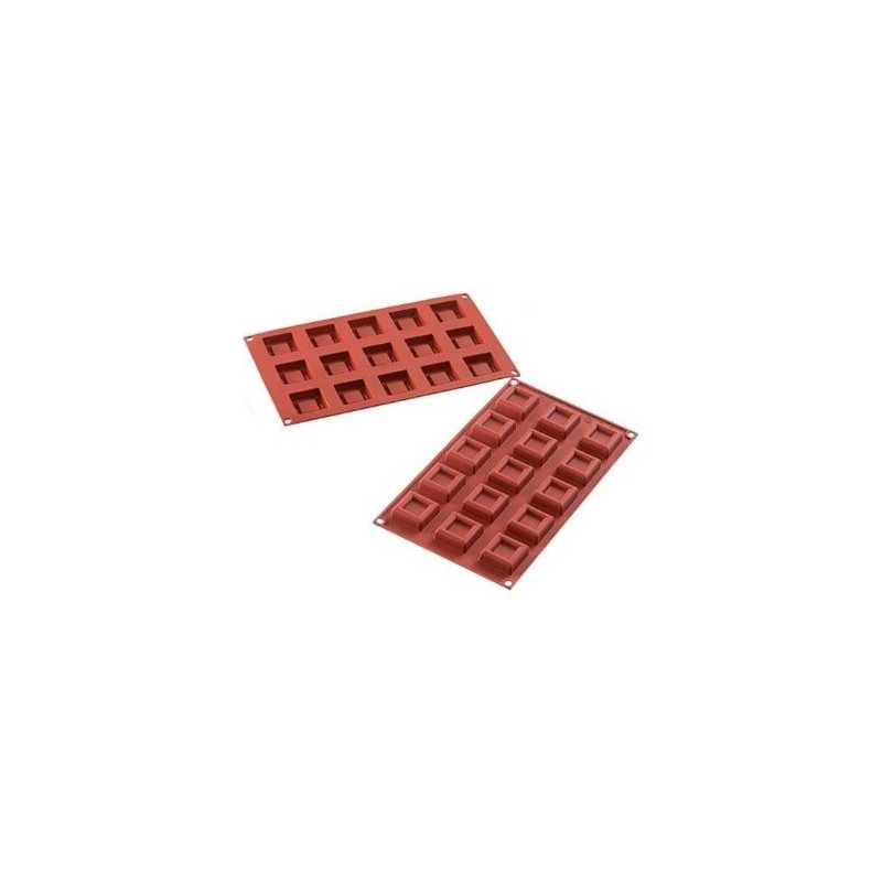 PLAQUE SILICONE 300X175 - 15 carrés 38x38xht13 mm - 14ml