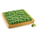 KIT MOULE SILICONE - 1 tarte carrée bubble 200x200xht20 mm