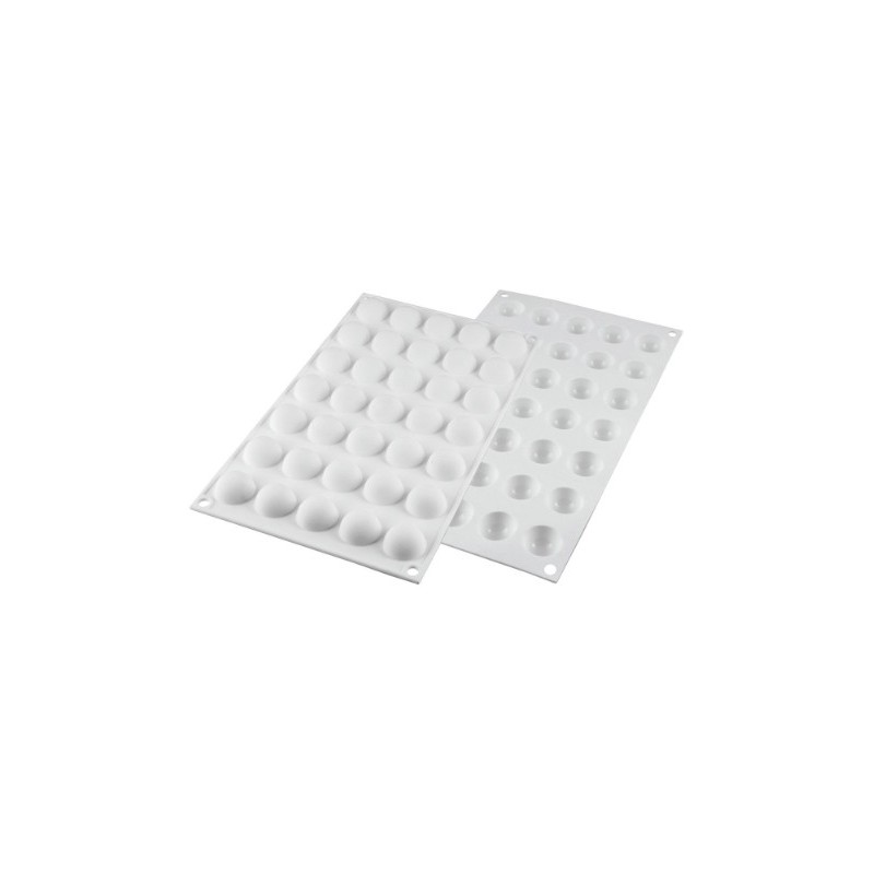 PLAQUE SILICONE 300X175 - 35 micro dômes Ø 26xht14 mm - 5ml